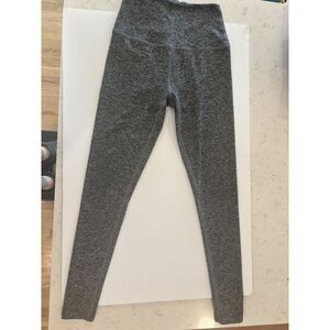 Beyond Yoga Leggings Womens Small Heather Gray High Rise Stretch Yoga Activewear